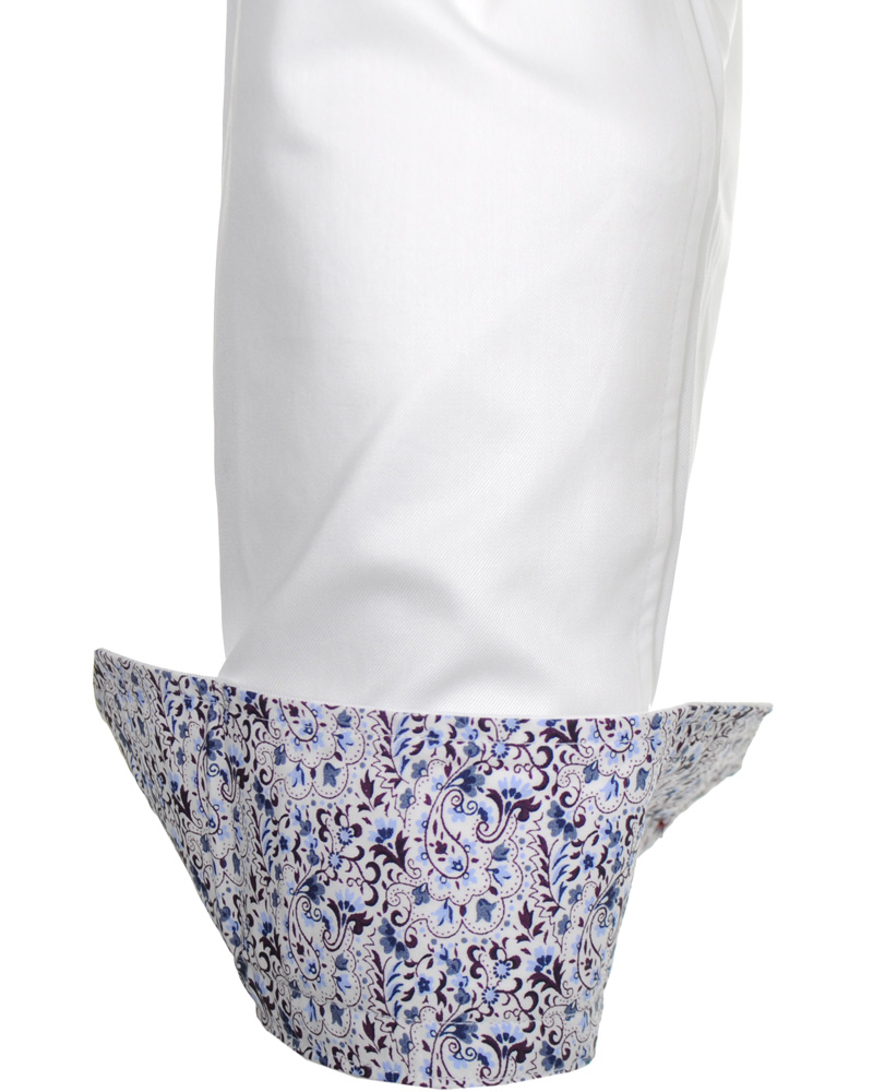 Herr | Skjortor | Stenströms | Skjorta Slimline Paisley White