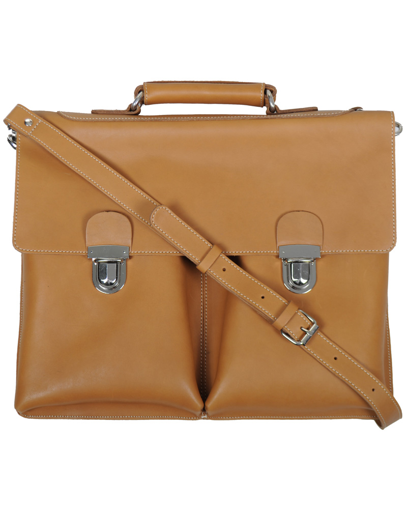 Herr | Sandqvist Otto Breifcase Leather Tan Brown | Sandqvist | Otto Breifcase Leather Tan Brown