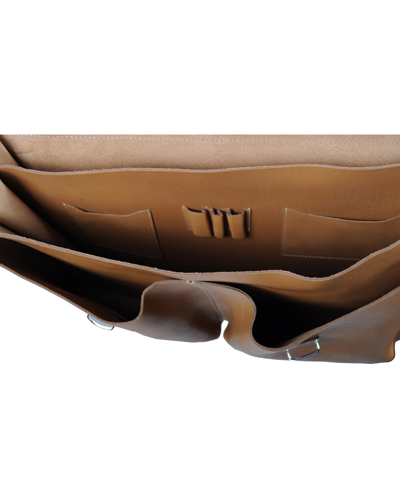 Herr | Sandqvist Otto Breifcase Leather Tan Brown | Sandqvist | Otto Breifcase Leather Tan Brown