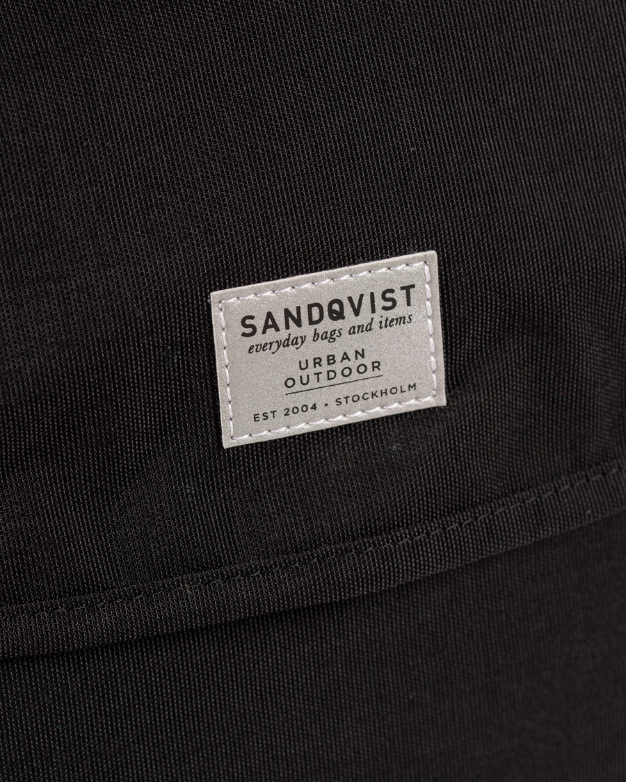 Herr | Sandqvist Erik Messenger Bag Cordura Black | Sandqvist | Erik Messenger Bag Cordura Black