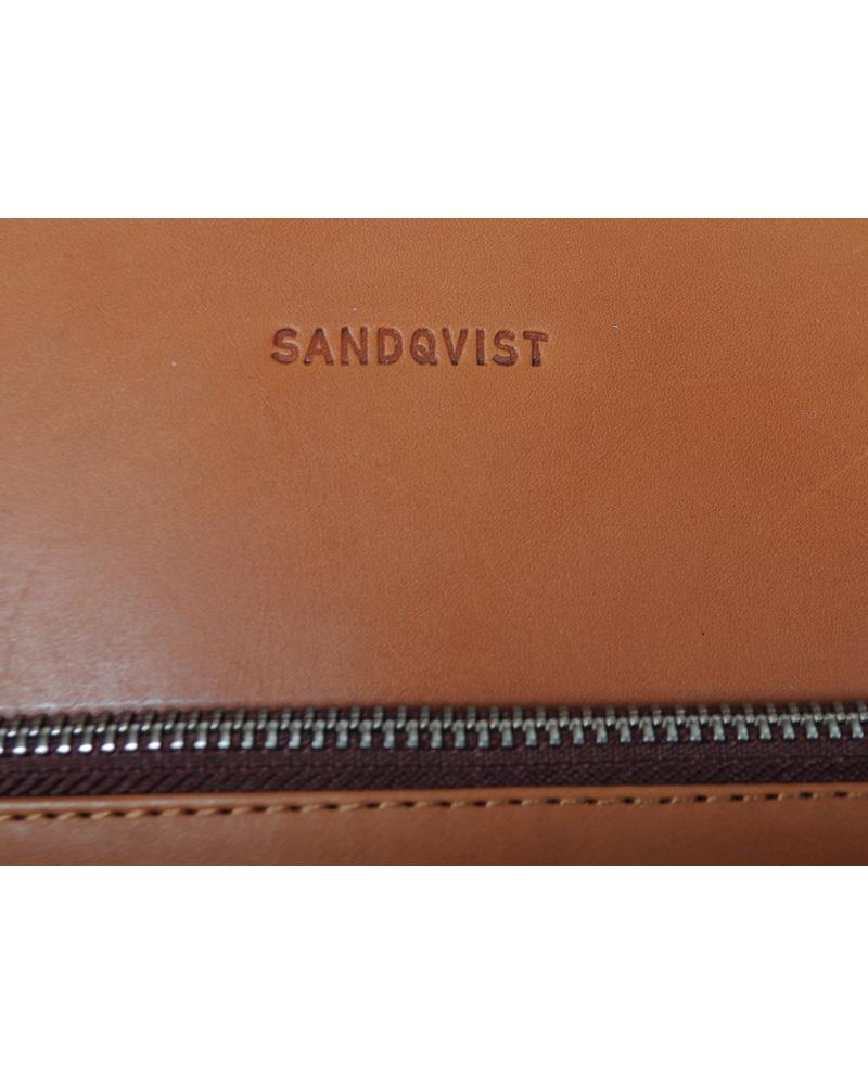 Herr | Sandqvist Dustin Leather Briefcase Cognac Brown | Sandqvist | Dustin Leather Briefcase Cognac Brown