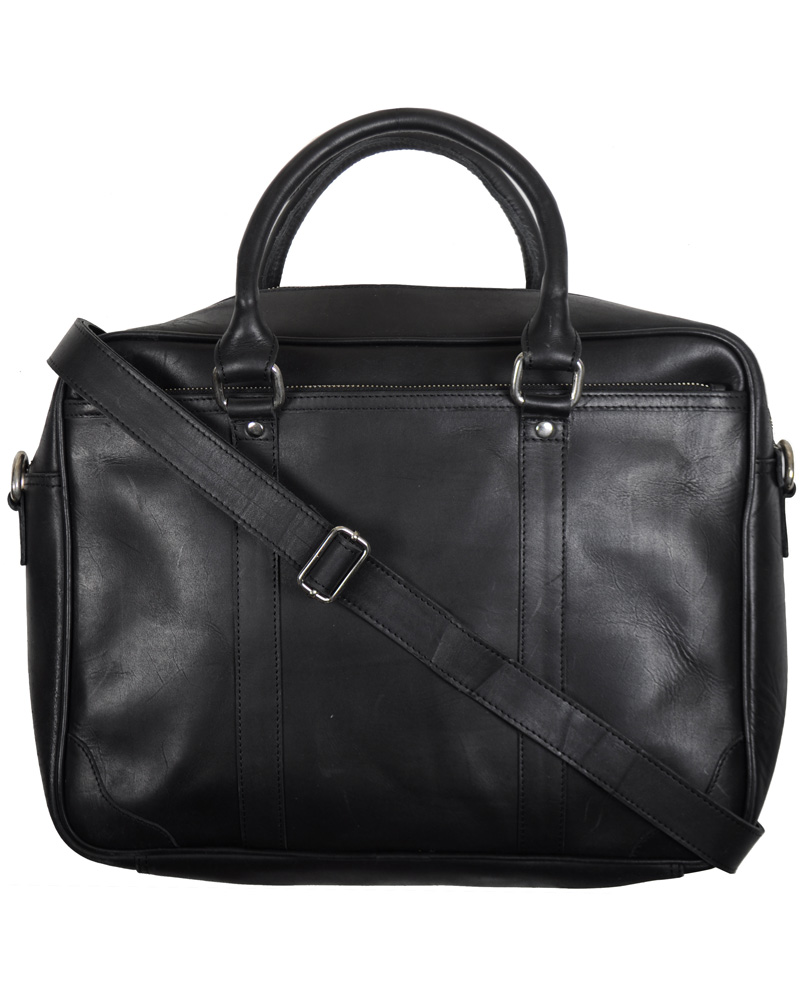 Herr | Sandqvist Arvid Laptop Bag 15'' Leather Black | Sandqvist | Arvid Laptop Bag 15'' Leather Black