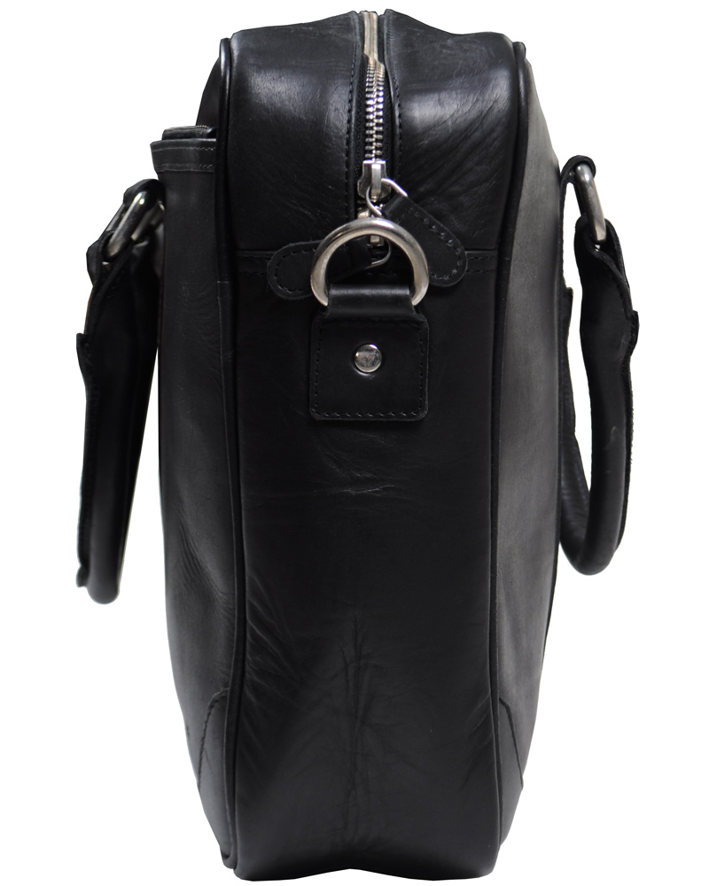 Herr | Sandqvist Arvid Laptop Bag 15'' Leather Black | Sandqvist | Arvid Laptop Bag 15'' Leather Black