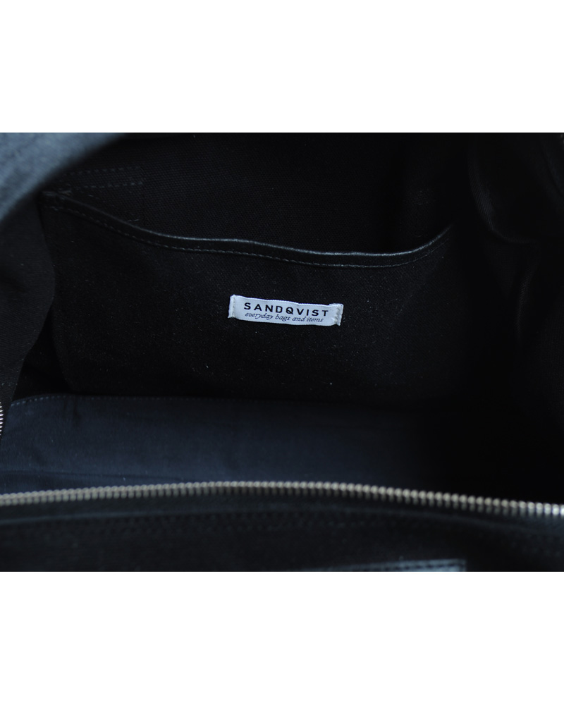 Herr | Sandqvist Carl-Gustaf Weekendbag Canvas Svart | Sandqvist | Carl-Gustaf Weekendbag Canvas Svart