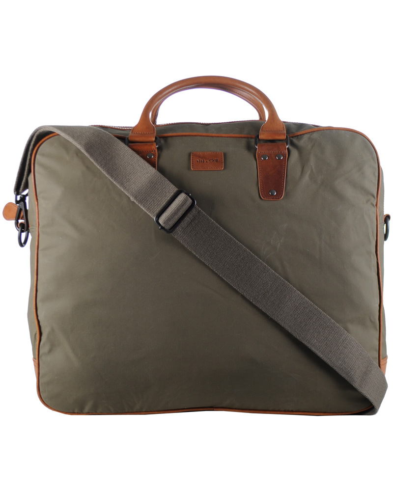 Herr | NN07 Lanciano Weekend Bag Canvas Green | NN07 | Lanciano Weekend Bag Canvas Green