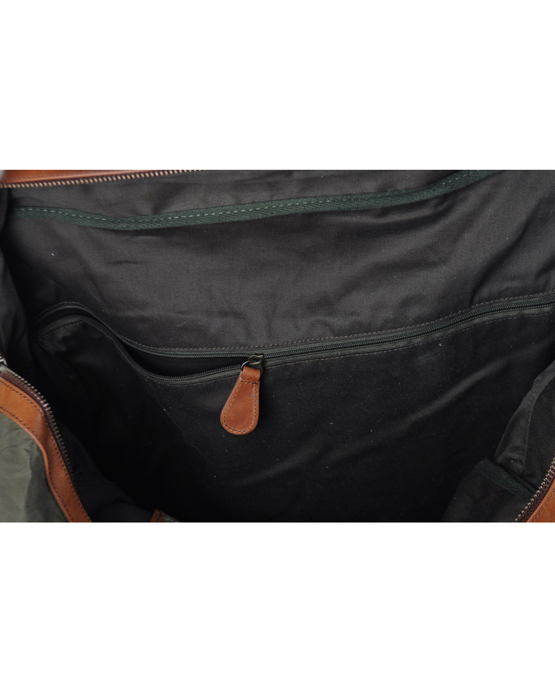 Herr | NN07 Lanciano Weekend Bag Canvas Green | NN07 | Lanciano Weekend Bag Canvas Green