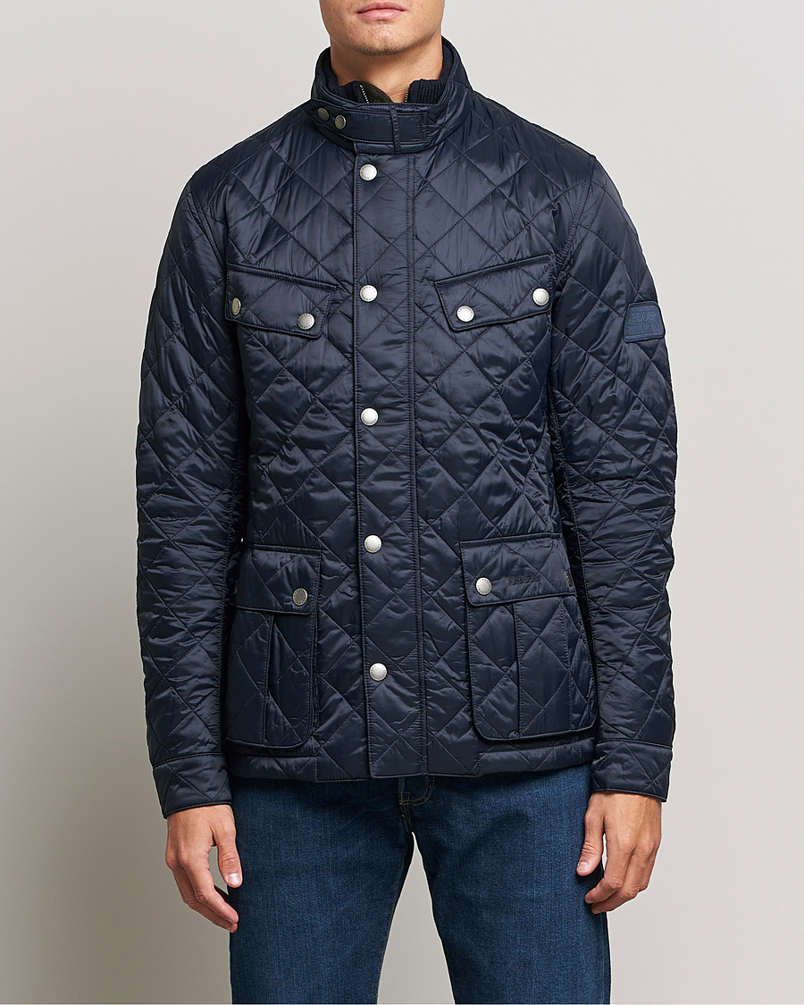 Herr | Jackor | Barbour International | Ariel Quilted Jacket Navy