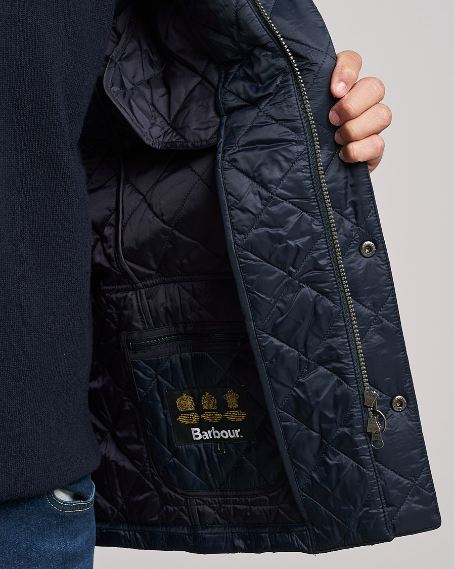 Herr | Jackor | Barbour International | Ariel Quilted Jacket Navy