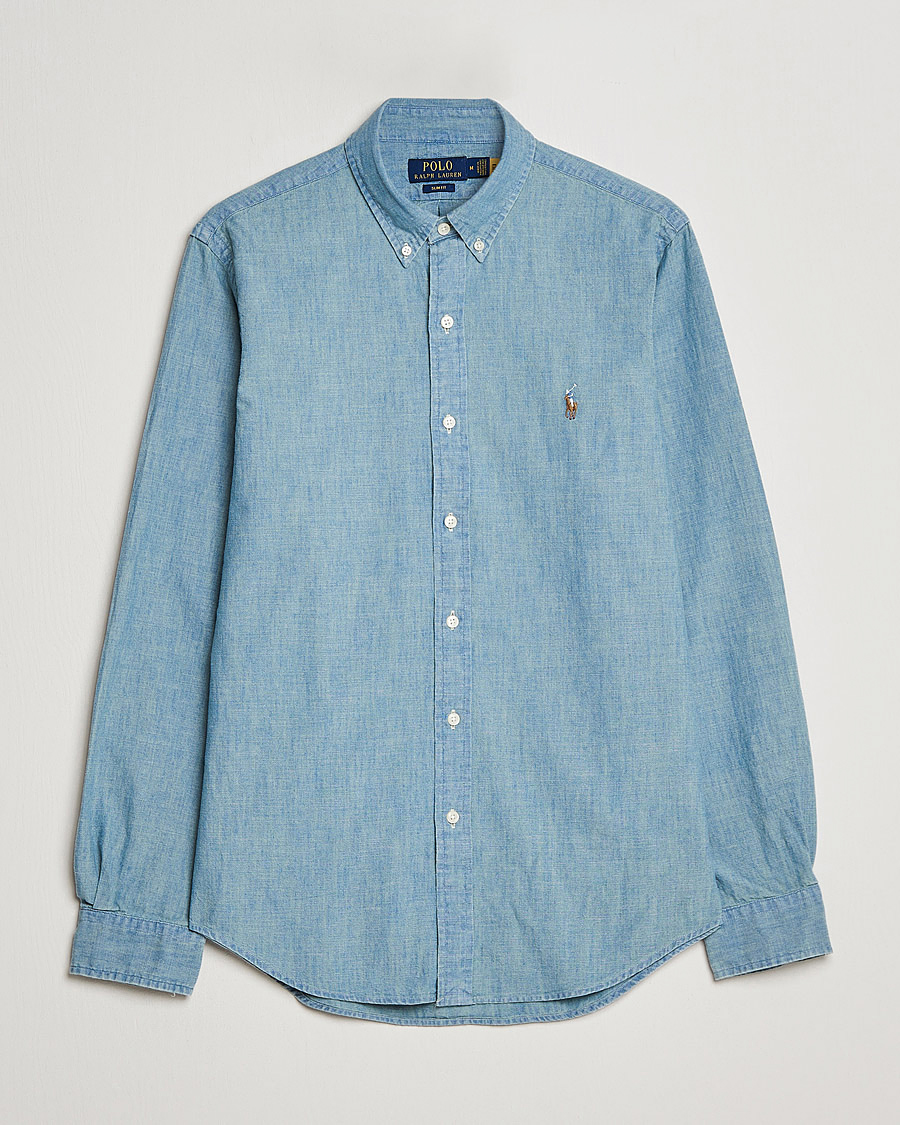 Herr |  | Polo Ralph Lauren | Slim Fit Chambray Shirt Washed