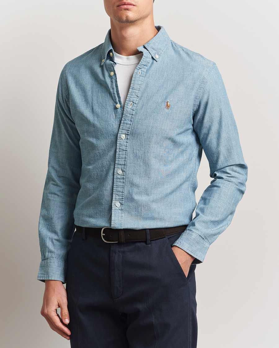 Herr | Gåvor | Polo Ralph Lauren | Slim Fit Chambray Shirt Washed