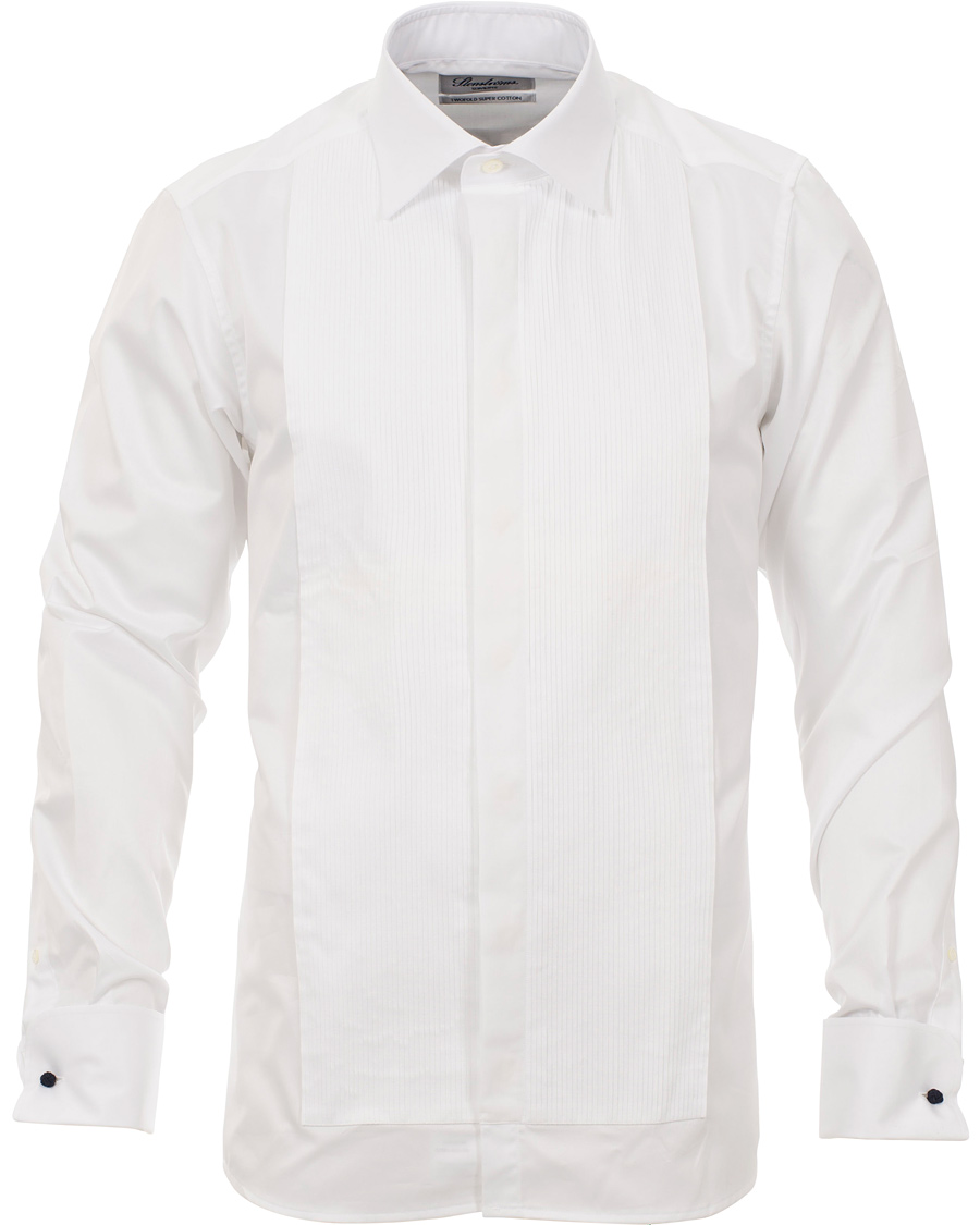 Herr | Skjortor | Stenströms | Slimline Tuxedo Shirt White 43 - XL