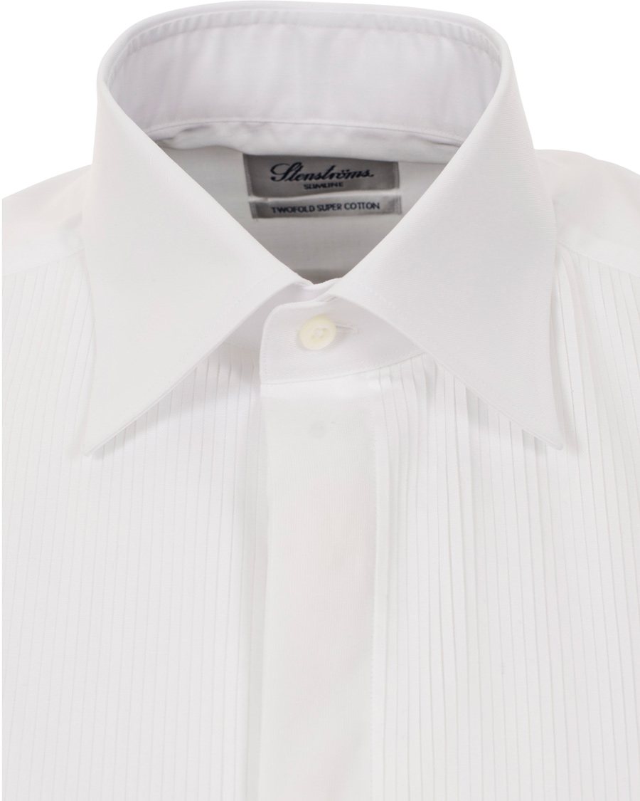 Herr | Skjortor | Stenströms | Slimline Tuxedo Shirt White 43 - XL