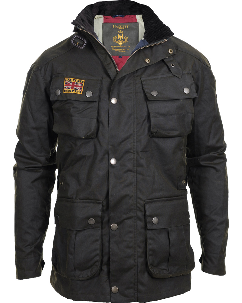 Herr | Jackor | Hackett | Wax Rally Olive