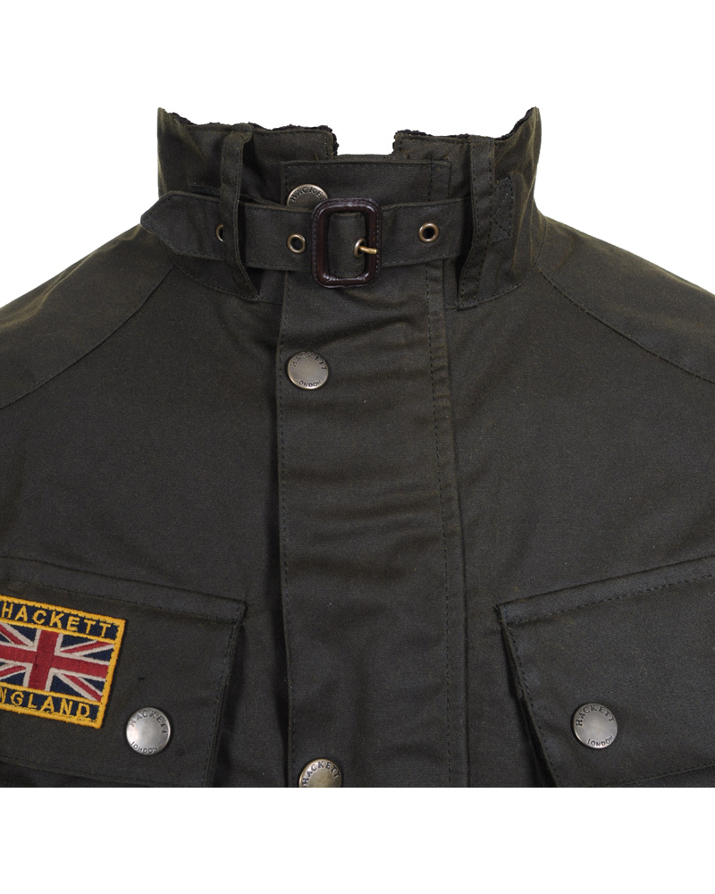 Herr | Jackor | Hackett | Wax Rally Olive