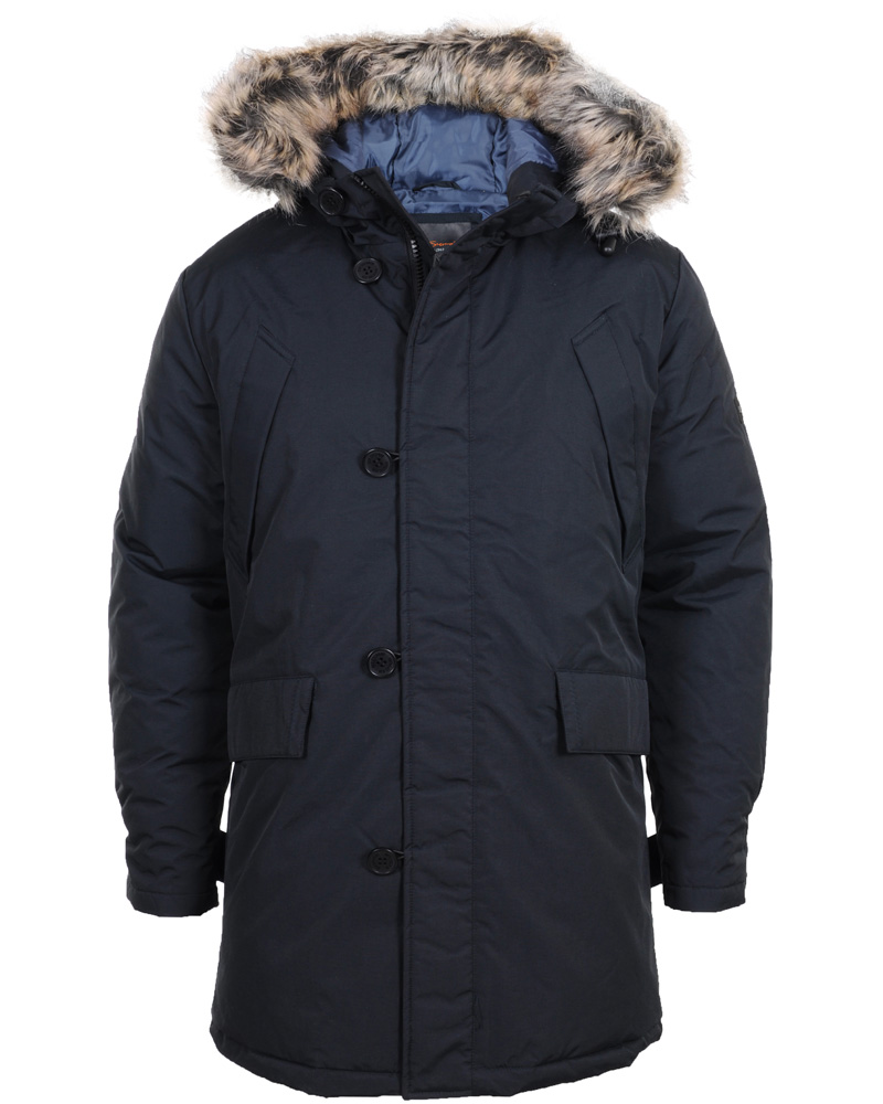 Herr | Jackor | Ben Sherman | Nylon City Parka Black