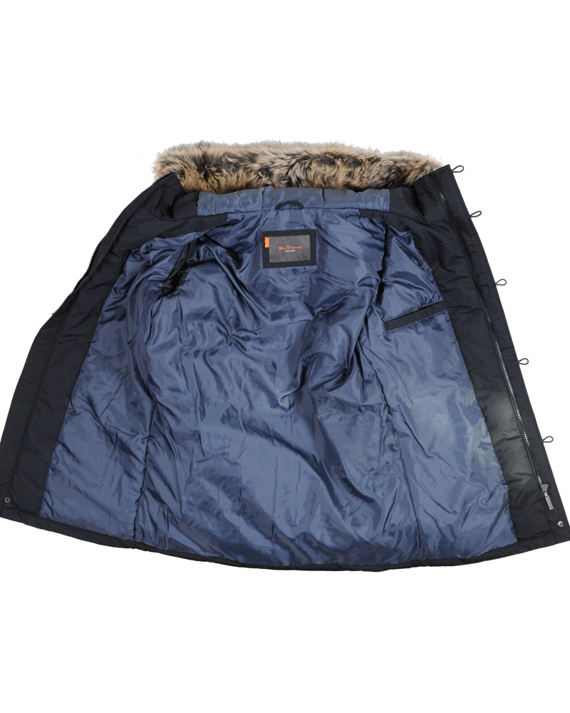 Herr | Jackor | Ben Sherman | Nylon City Parka Black