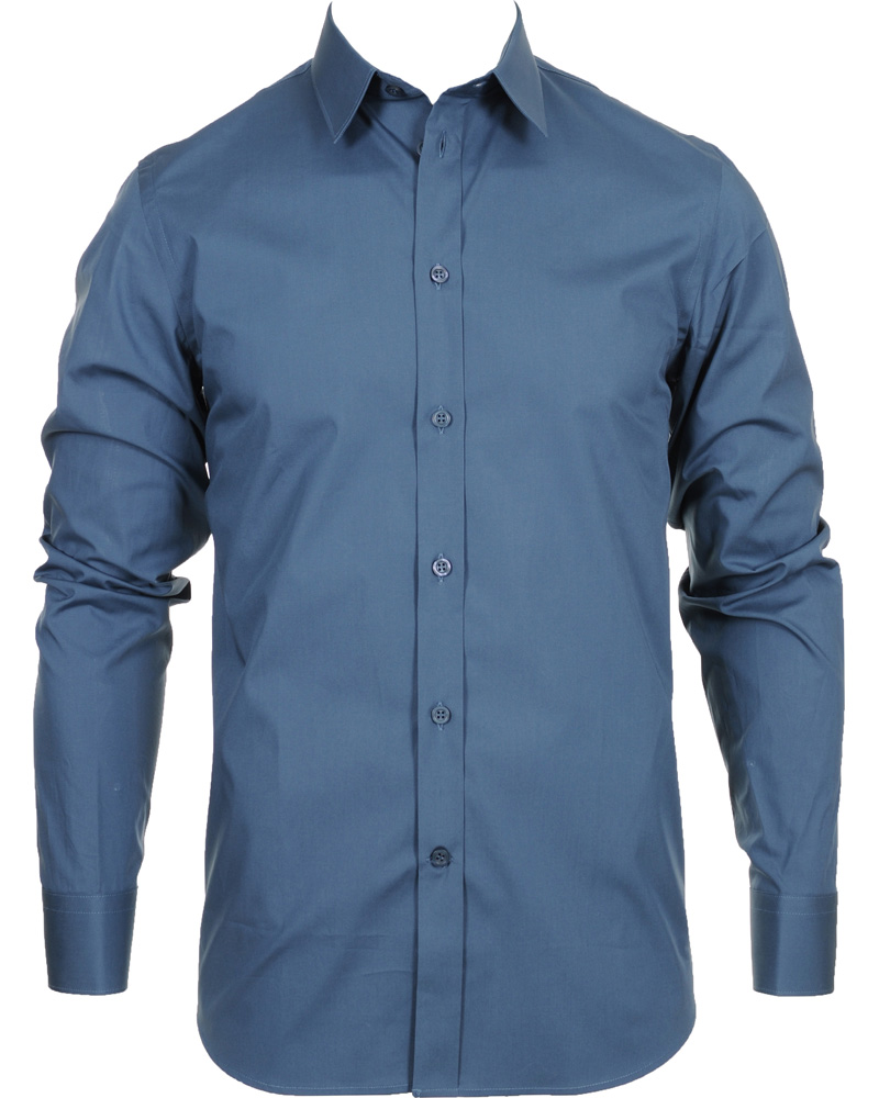 Herr | Skjortor | Filippa K | Paul Stretch Shirt Petrol