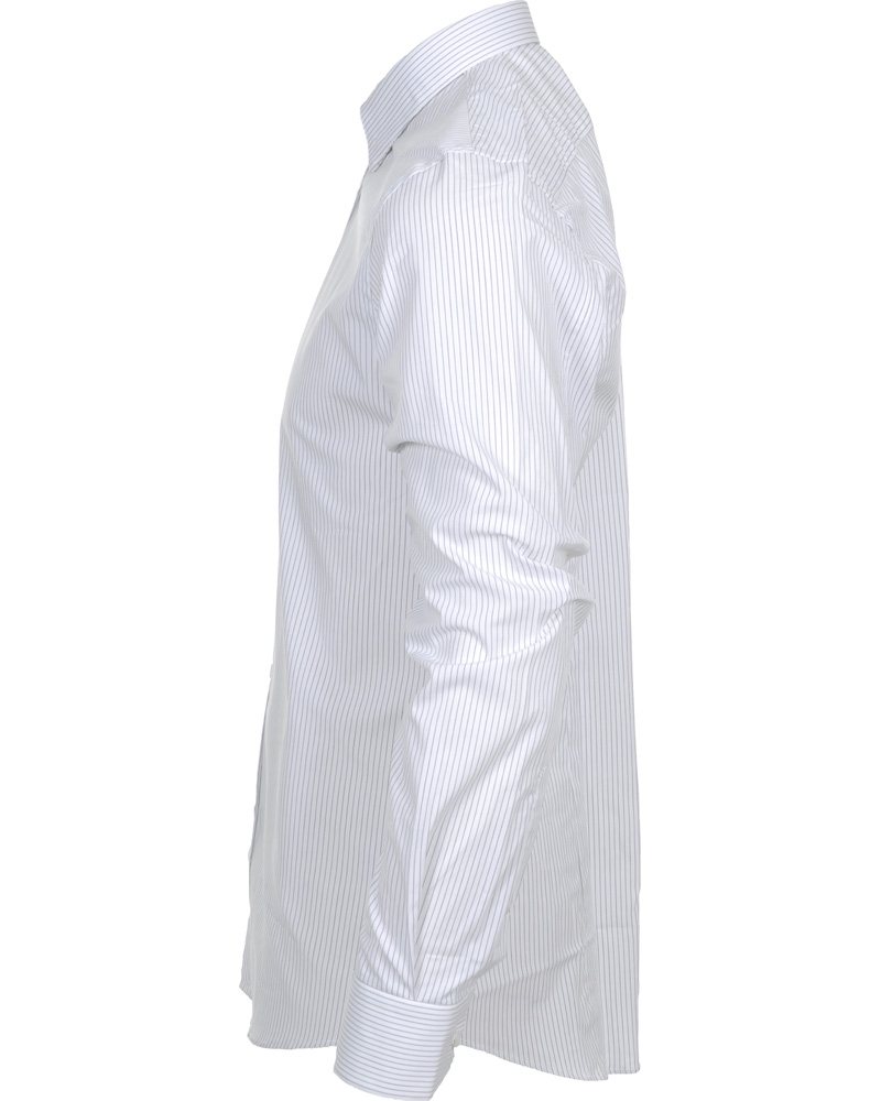 Herr | Skjortor | Filippa K | Paul Stretch Shirt White/Navy