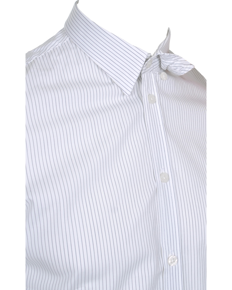 Herr | Skjortor | Filippa K | Paul Stretch Shirt White/Navy