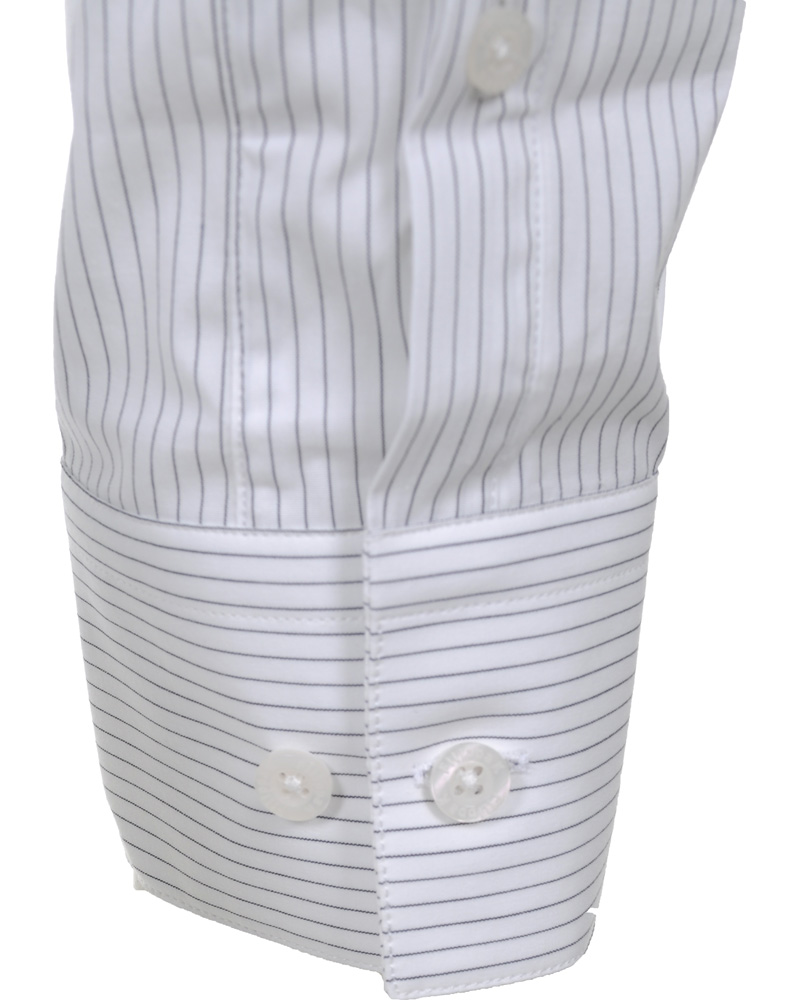 Herr | Skjortor | Filippa K | Paul Stretch Shirt White/Navy