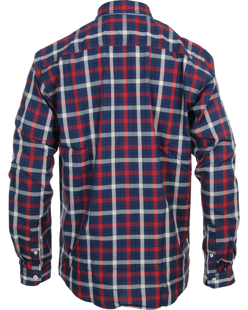 Herr | Skjortor | Tommy Hilfiger | Saint Check Shirt Vintage Fit Blue