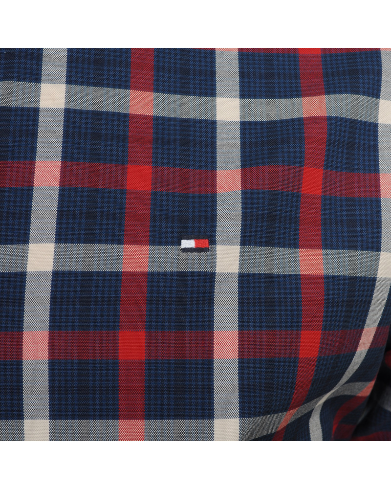 Herr | Skjortor | Tommy Hilfiger | Saint Check Shirt Vintage Fit Blue