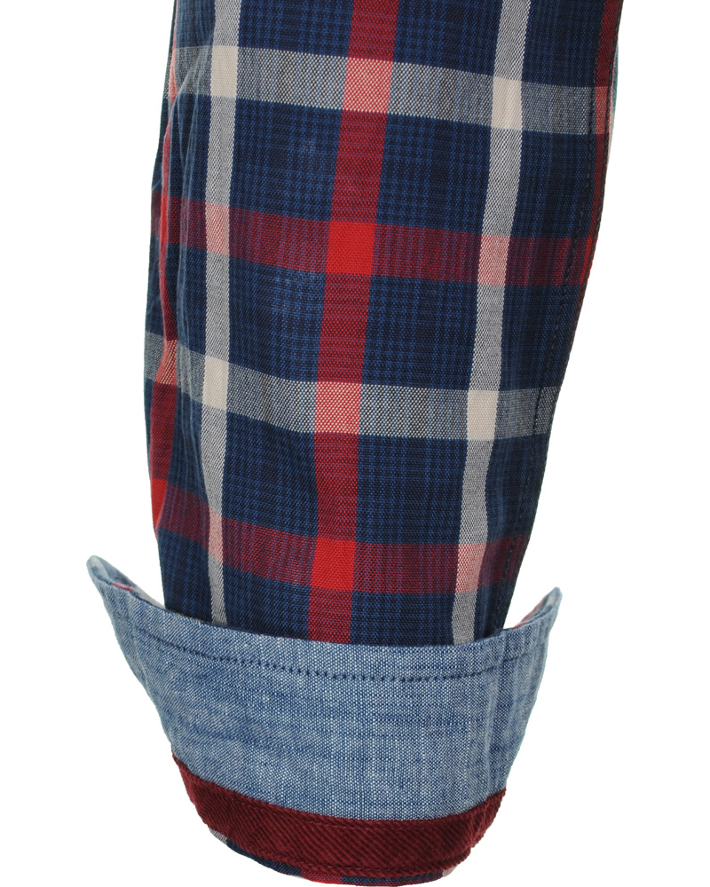Herr | Skjortor | Tommy Hilfiger | Saint Check Shirt Vintage Fit Blue