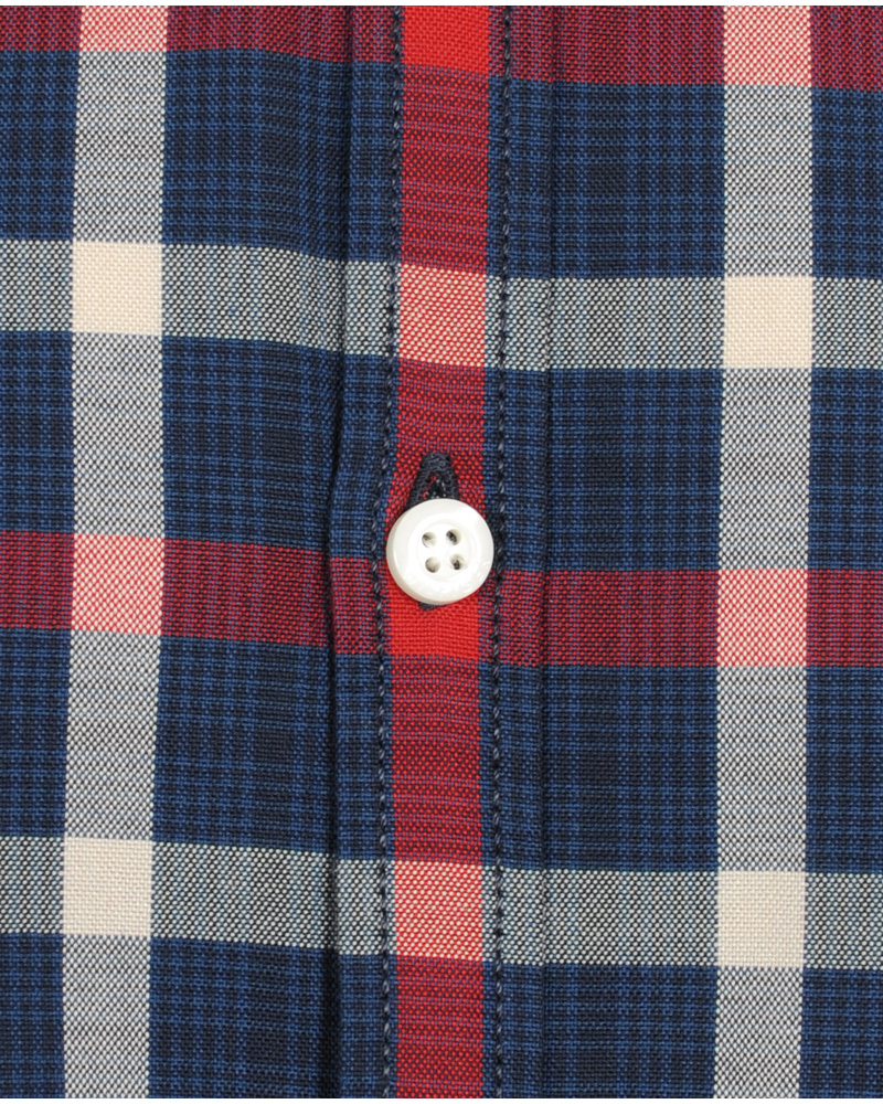 Herr | Skjortor | Tommy Hilfiger | Saint Check Shirt Vintage Fit Blue