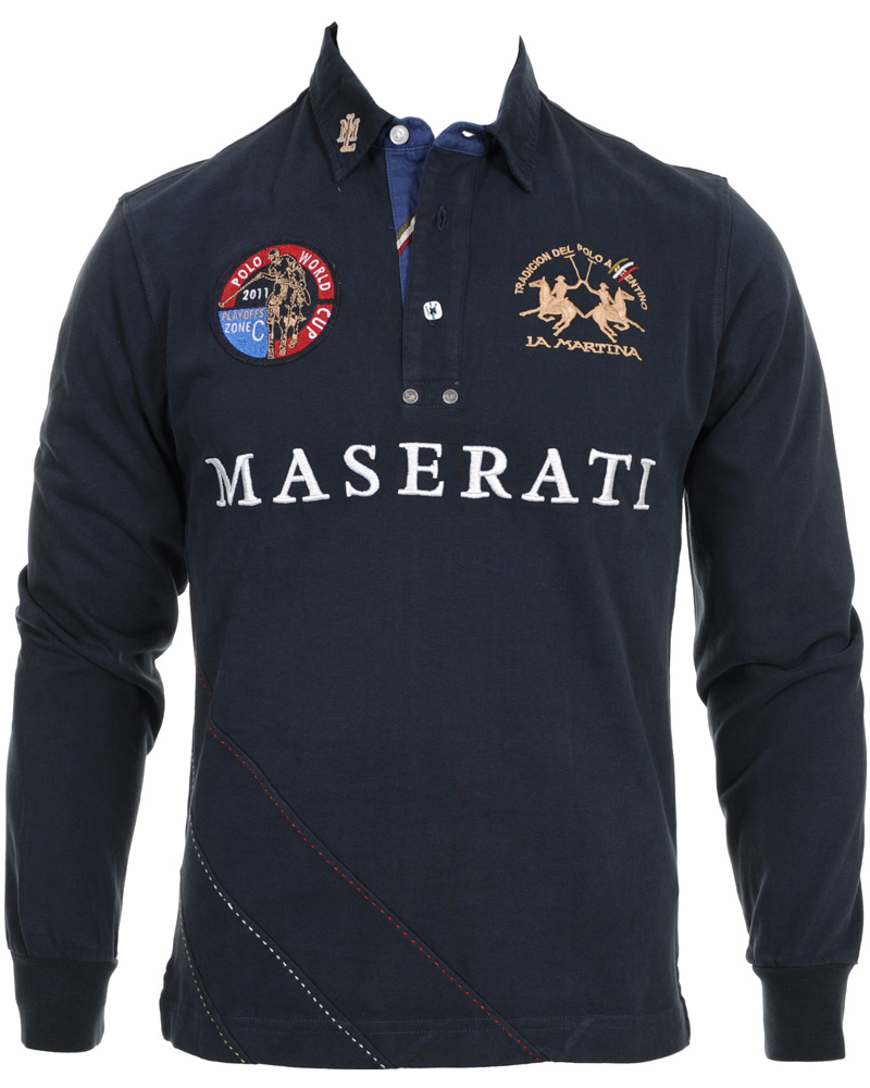 Herr | Tröjor | La Martina | Maserati Polo Rugby Navy