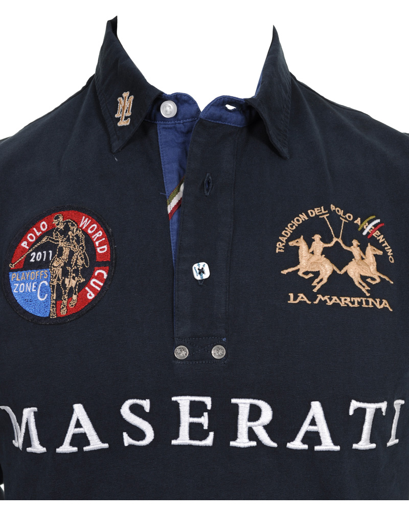 Herr | Tröjor | La Martina | Maserati Polo Rugby Navy