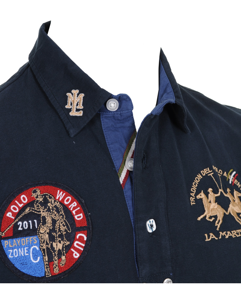 Herr | Tröjor | La Martina | Maserati Polo Rugby Navy