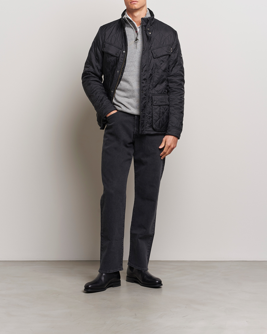 Herr | Jackor | Barbour International | Ariel Polarquilt Black