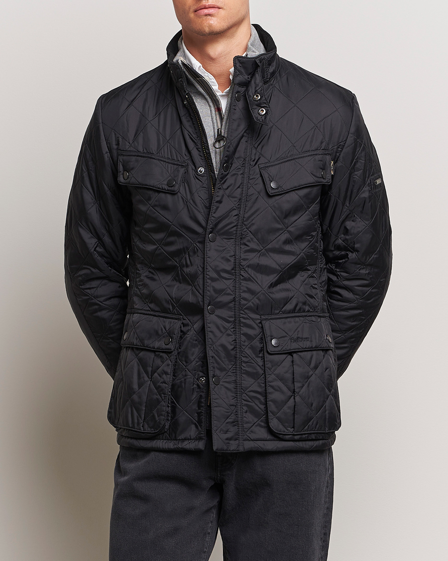 Herr | Jackor | Barbour International | Ariel Polarquilt Black