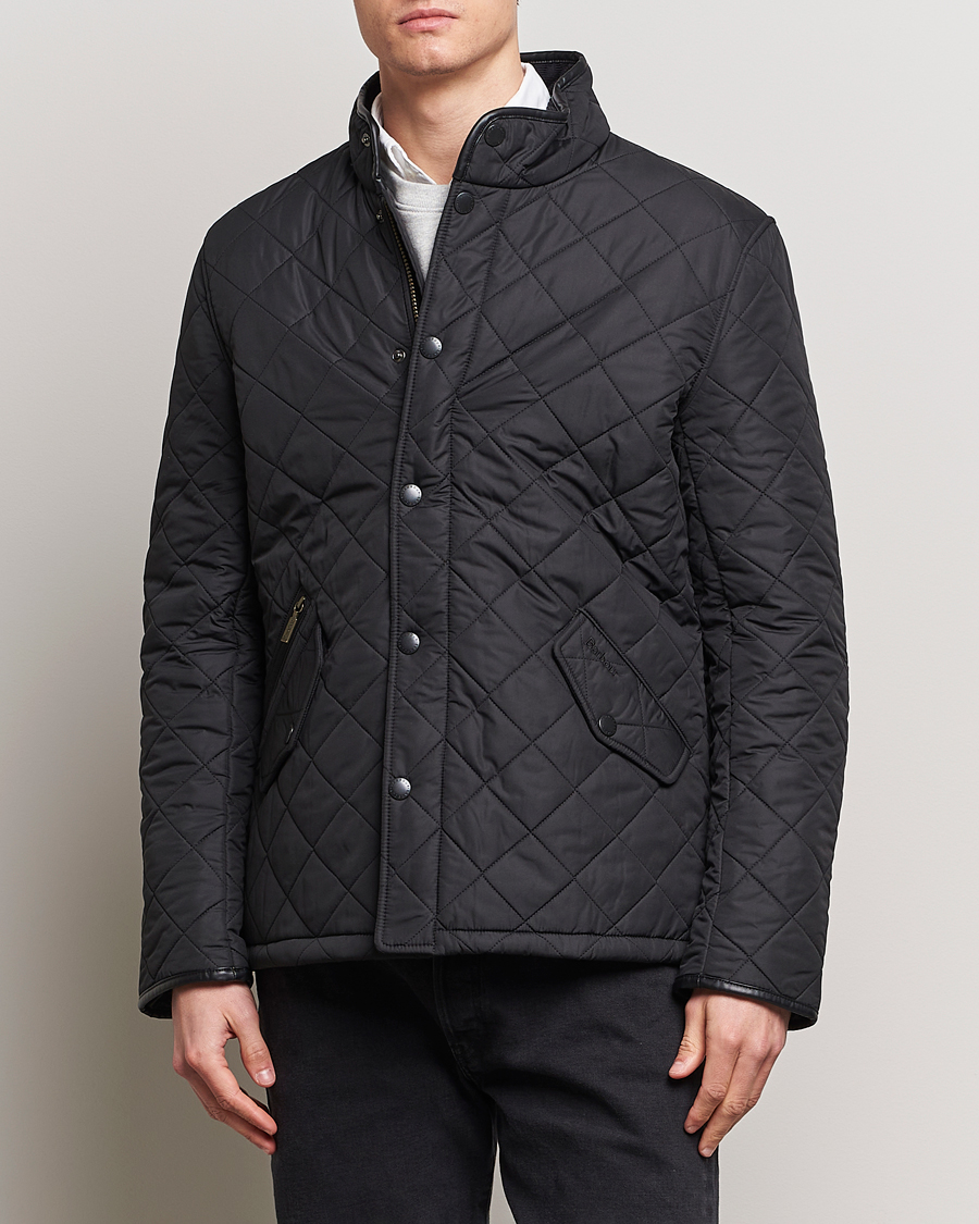 Herr | Vårjackor herr | Barbour Lifestyle | Powell Quilted Jacket Black