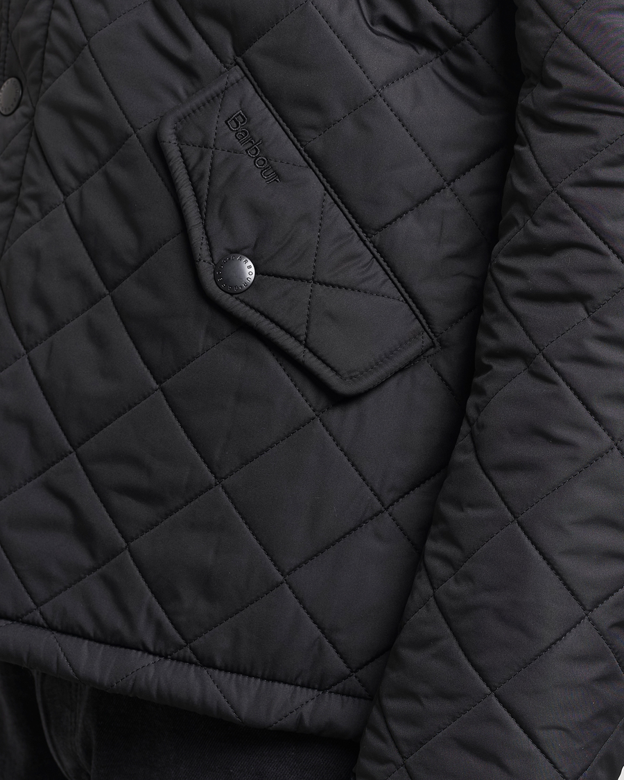 Herr | Jackor | Barbour Lifestyle | Powell Quilted Jacket Black