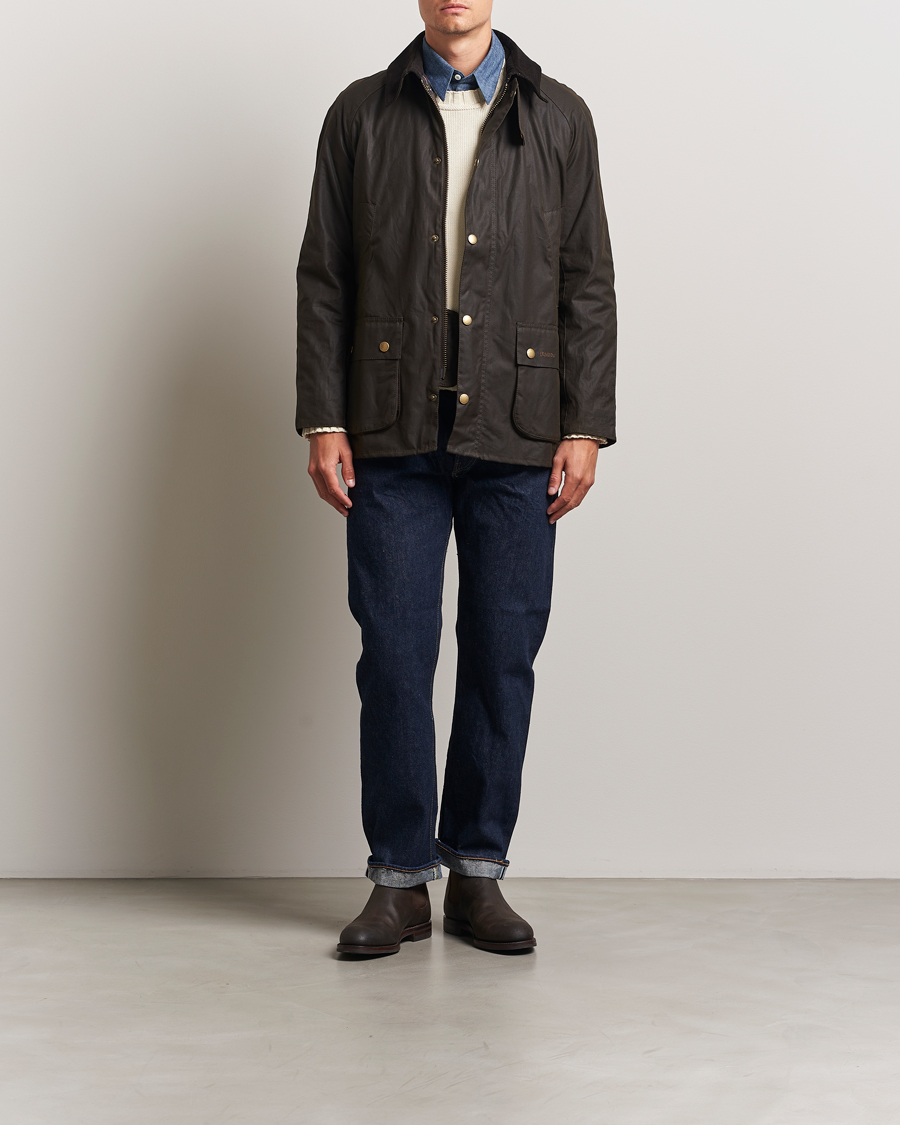 Herr | Jackor | Barbour Lifestyle | Ashby Wax Jacket Olive