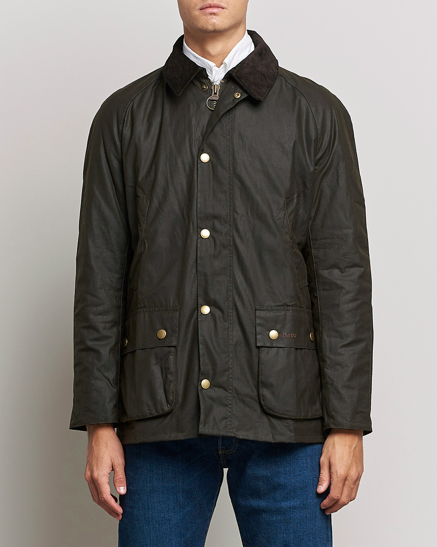 Herr | Avdelningar | Barbour Lifestyle | Ashby Wax Jacket Olive