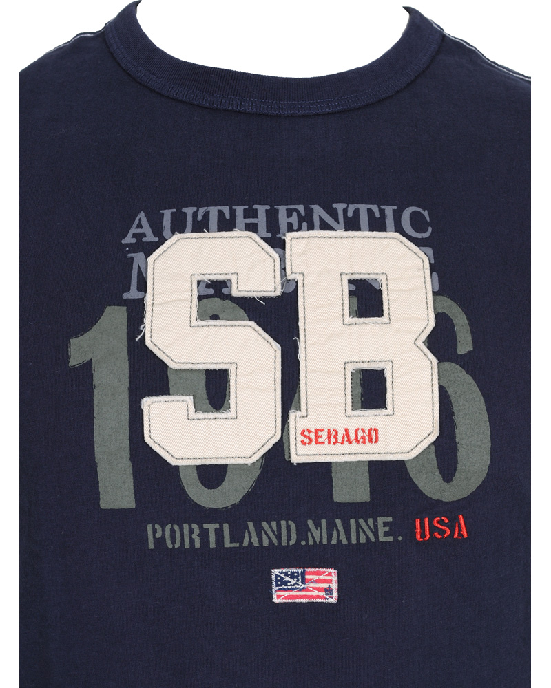 Herr | T-Shirts | Sebago | Rye T-Shirt Navy
