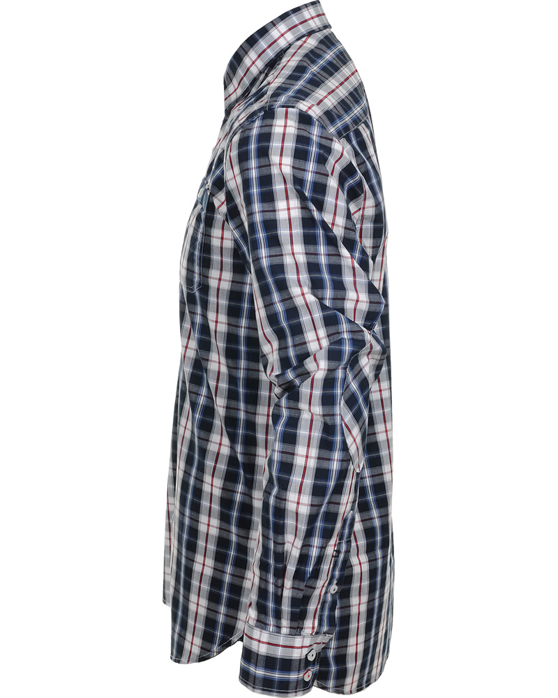 Herr | Skjortor | Sebago | Randolph Check Shirt Navy/Red/White