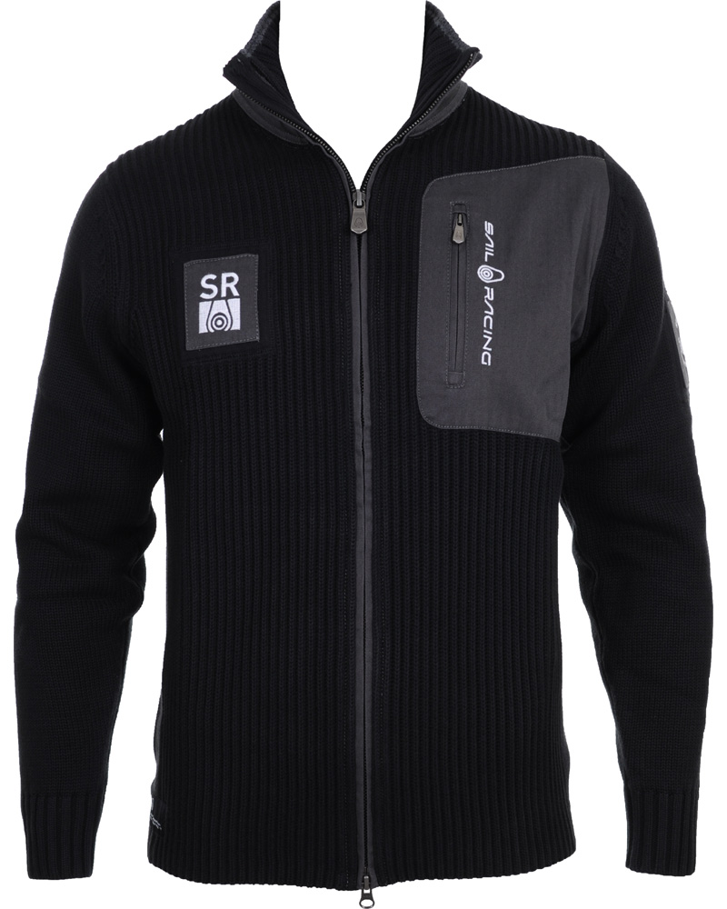 Herr | Tröjor | Sail Racing | Knitted Zip Cardigan Carbon
