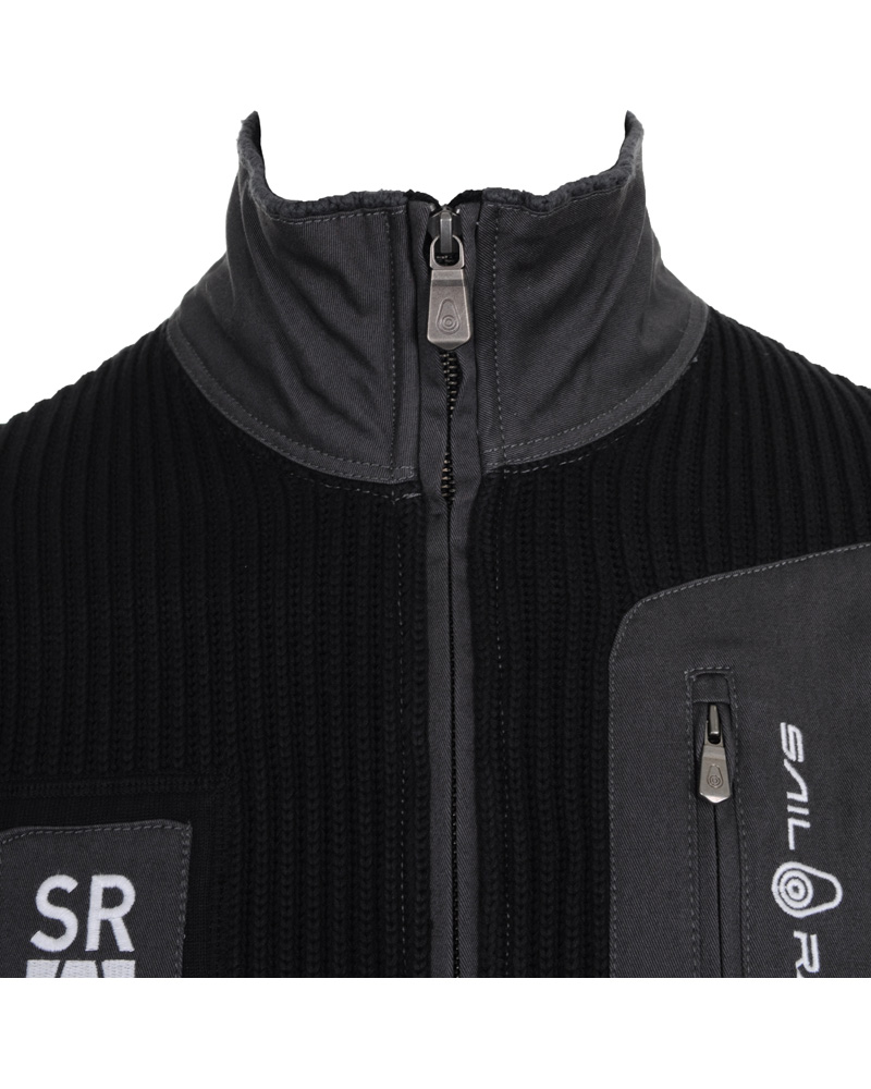 Herr | Tröjor | Sail Racing | Knitted Zip Cardigan Carbon