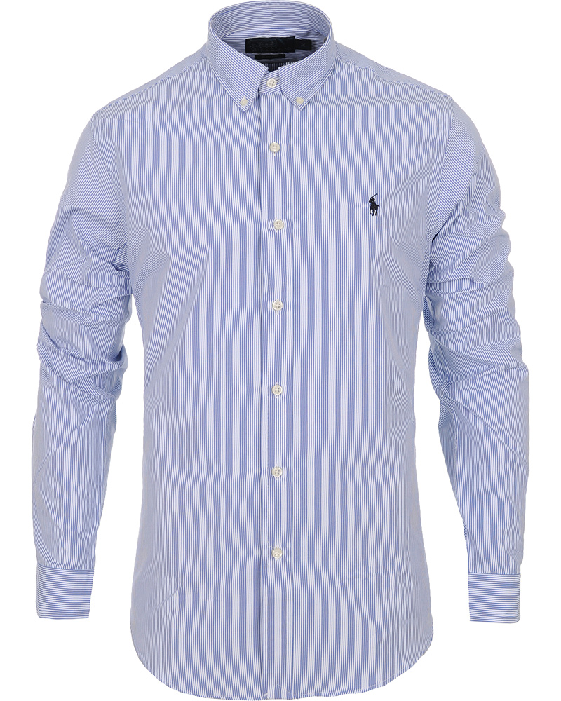Herr | Skjortor | Polo Ralph Lauren | Slim Fit Shirt Small Stripe Blue
