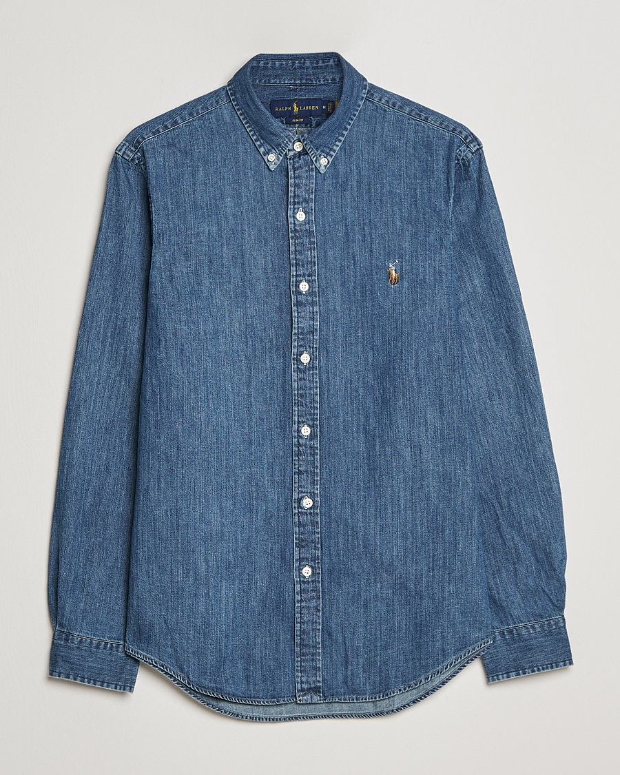 Herr | Skjortor | Polo Ralph Lauren | Slim Fit Shirt Denim Dark Wash