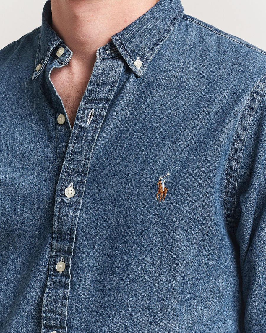 Herr | Skjortor | Polo Ralph Lauren | Slim Fit Shirt Denim Dark Wash