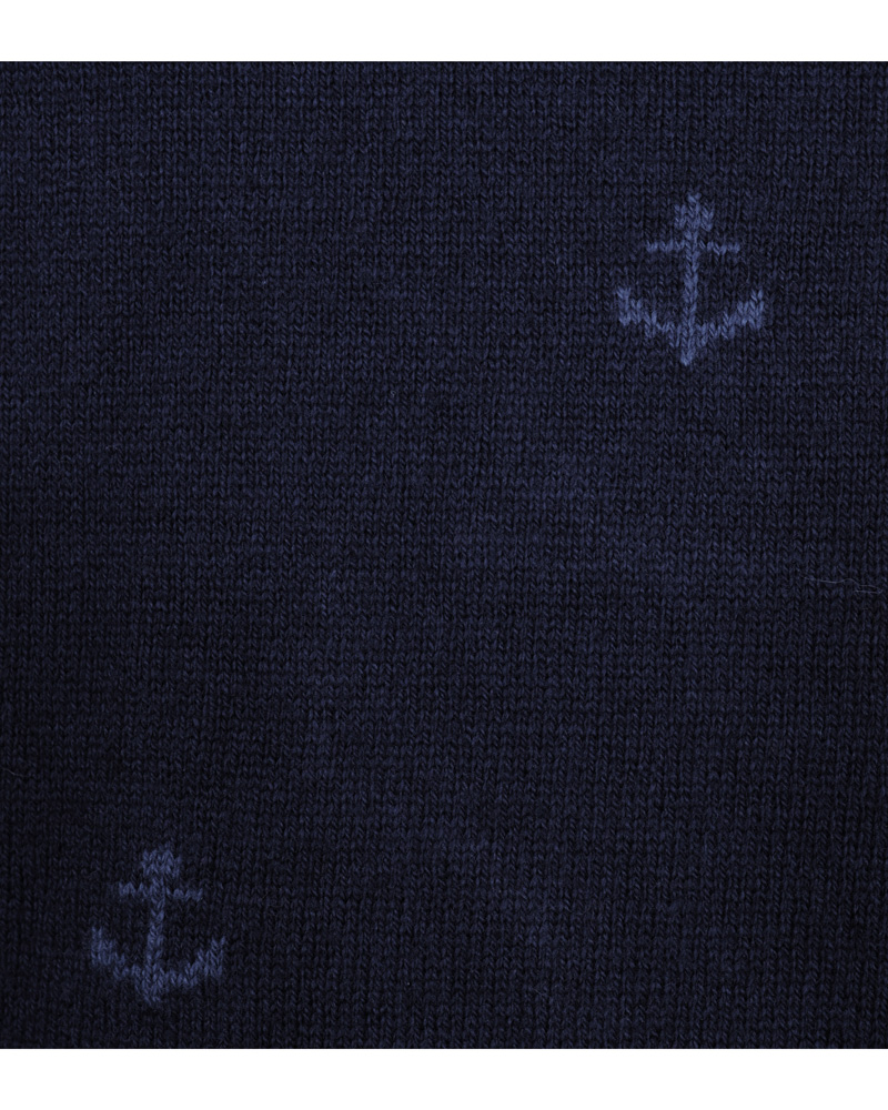 Herr | Tröjor | Tommy Hilfiger | Anchor Crew Neck Sweater Blue