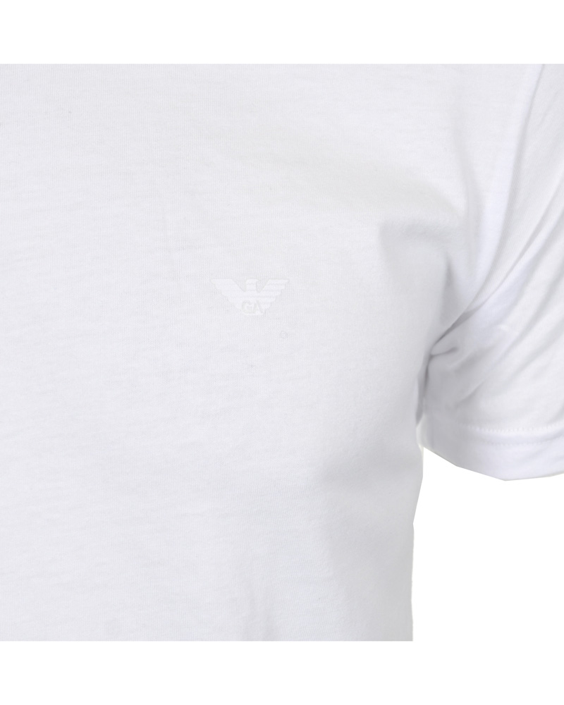 Herr | T-Shirts | Emporio Armani | 3-Pack Regular Fit V-Neck T-Shirt White
