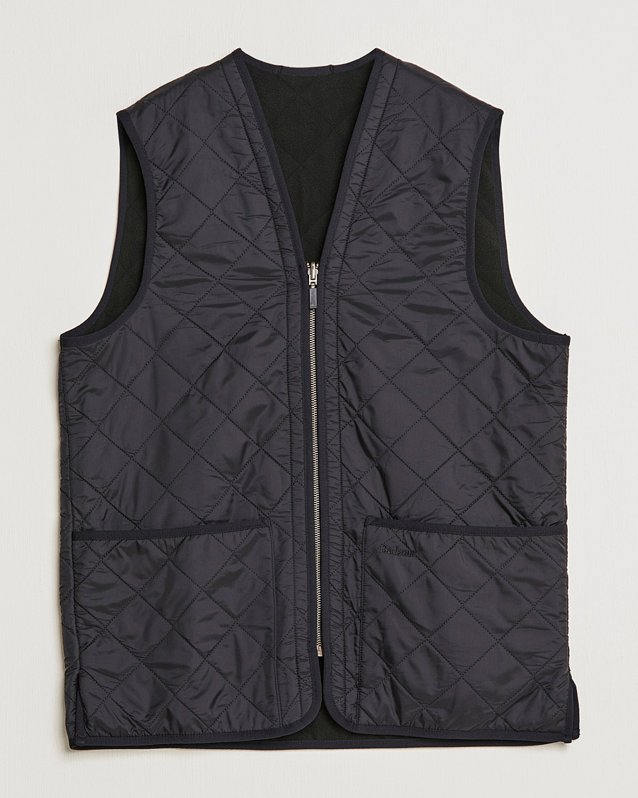 Herr | Västar | Barbour Lifestyle | Quilt Waistcoat/Zip-In Liner Black