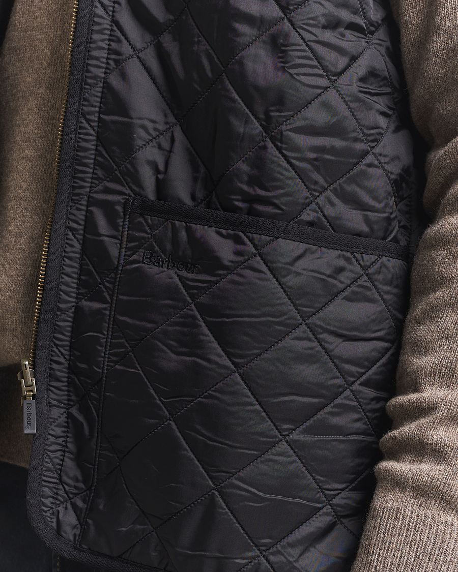 Herr | Västar | Barbour Lifestyle | Quilt Waistcoat/Zip-In Liner Black