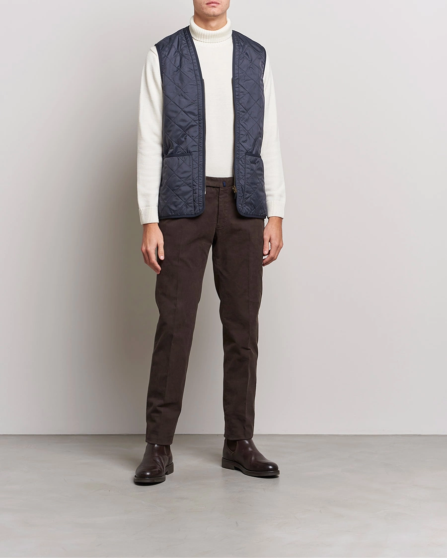 Herr | Västar | Barbour Lifestyle | Quilt Waistcoat/Zip-In Liner Navy