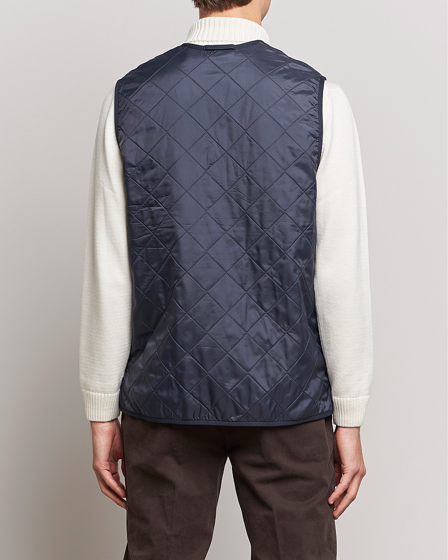 Herr | Västar | Barbour Lifestyle | Quilt Waistcoat/Zip-In Liner Navy